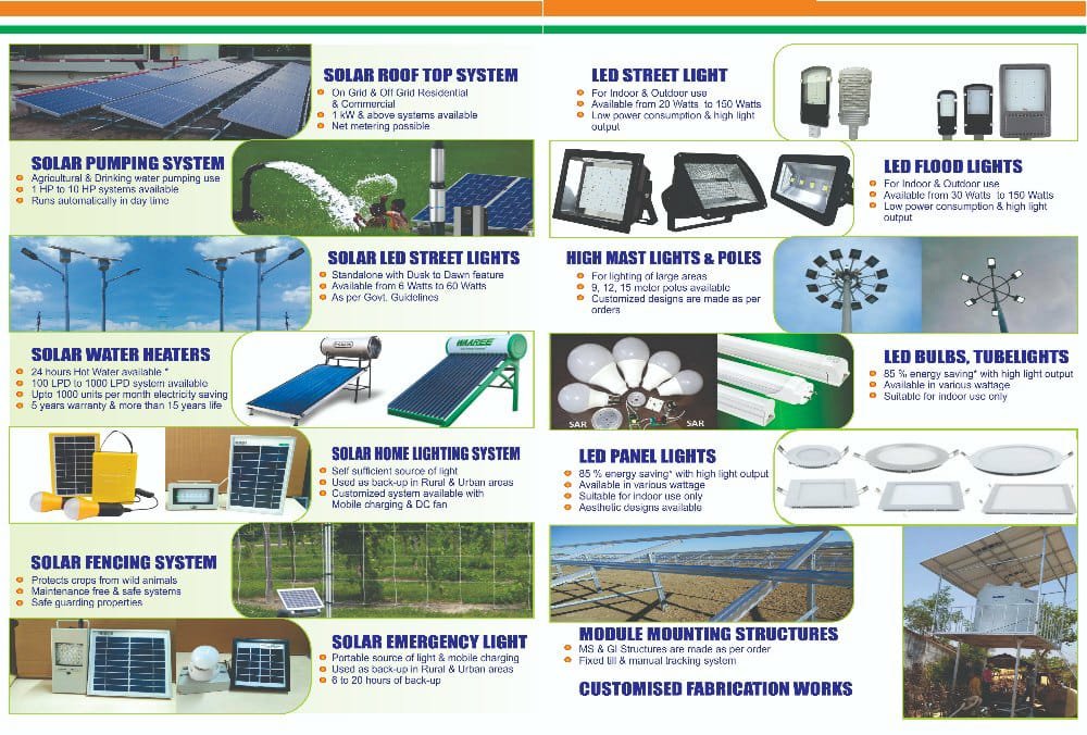 Solar and LED Products